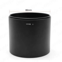 Teleobjektiv, gerade Gegenlichtblende aus Metall, 58 mm, 62 mm, 67 mm, 72 mm, 77 mm, 82 mm, 86 mm, 95 mm, 105 mm, mit Filter, Vordergewindelänge 78 mm