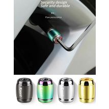 4Pcs/Set HAUSNN Anti-Theft Tire Valve Stem Caps for Car Trucks Motorcycles Valve Stem Cap Dustproof Seal Lock Tight Fit