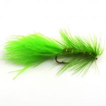 MNFT 10Pcs Wooly Bugger Olive Body Green Fishing Flies Trout Steelhead Long Shank Fly Tying 6# Hooks