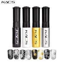 KADS Nail Art Stamping Polish 1 butelka Biały Czarny Złoty Lakier do paznokci do stemplowania farb akrylowych Narzędzie do dekoracji piękna Vernish