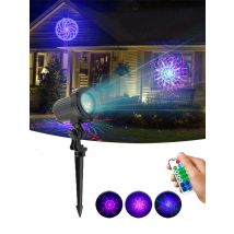 ALIEN 32 Patterns Christmas RGB Laser Projector Outdoor Waterproof Garden Holiday Xmas Party Outside Tree Home Decor Show Lamp