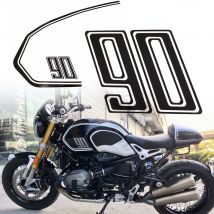 Reflektierende Motorrad Aufkleber Wasserdicht Gas Heizöl Tank Pad Schutz Abdeckung Decals Fall Für BMW R NEUN T Racer