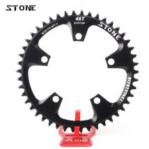 Stein Legierung 7075 Einzigen Kettenblatt BCD 110mm 32T - 60T Kreis Kette Ring 5 Arm Engen Breite