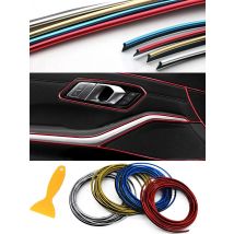 Car Door Dashboard Decoration Strips Sticker for Ford Focus 2 Mk2 3 Mk3 Mk1 Fiesta Mk7 Ranger Mondeo Mk4 4 Fusion Kuga 2021 2022