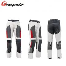 Pantaloni da moto estivi traspiranti invernali caldi da moto pantaloni protettivi impermeabili con fodera e ginocchiere gratuiti HP12