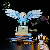 Kyglaring Led Beleuchtung Set DIY Spielzeug für 76391 (RC Sound Version) magie Eule Blöcke Gebäude