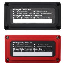 DC 48V 300A 4Terminal M8 M10 Bolzen Sammelschiene Stromverteilerblock Heavy-Duty Modulares Design Sammelschiene Box Auto Kabel Organizer Box