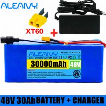 Hochleistungs-48-V-30-Ah-Powerbank mit 350 Lithium-Ionen-Akkus und 13s eingebautem BMS für 500W 750W W E-Bike