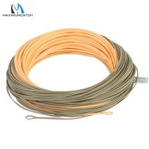 Maximumcatch con una mano sola Spey Fly Fihsing Linea WF3F-8F saldato loops 90ft Con 2 pesca/camo Linea di Volo