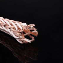 HIFI 12TC 7N OCC24 Strand Braided Audiophile  cable HIFI main audio cable single crystal copper speaker line scattered line