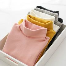 Rollkragen Baby Mädchen Pullover 4-12 Jahre Kind Tops Casual Kleinkind Baumwolle Herbst Kostüm Kinder Kleidung für Mädchen jungen Kleidung