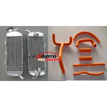 L&R Aluminiumkühler + Silikonschlauchkühlung für KTM LC4 620 625 640 660