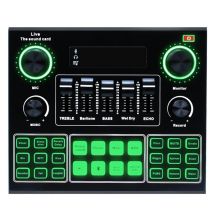 2022 neue V9 Bluetooth Soundkarte USB Headset Mikrofon Webcast Live-Streaming Soundkarte Telefon Computer Singen Soundkarte