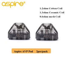 Cartuccia originale Aspire AVP Pod da 3,5 ml Vape Ecig Pod con atomizzatore per sigaretta elettronica con bobina a rete in cotone da 1,2ohm / 0,6ohm