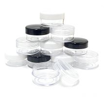 50 pz balsamo per le labbra può 2g 3g 5g 10g 15g 20g barattolo di plastica Nail Art Storage Pot contenitore lozione crema per il viso bottiglia
