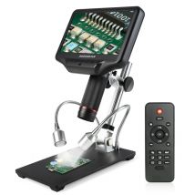 Microscopio digitale HDMI/USB ad alta stella AD407 per saldatura 1080P con lunga distanza per strumenti di saldatura SMT PCB di riparazione del telefono cellulare