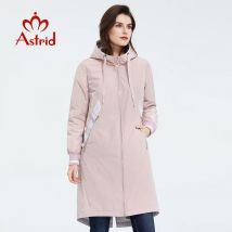 Astrid neue ankunft Frühling klassische stil länge frauen mantel Warme Baumwolle Jacke mode Parka hohe qualität Outwear ZM-3556