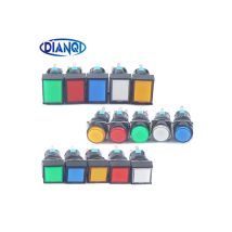 5V 12V 24V 220V 16mm Plastic Momentary LED Illuminuted Maintained Self-locking Push Button Switches Latching Push Button Reset