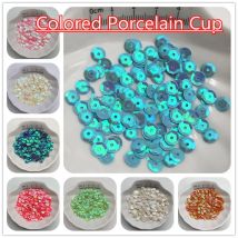 10g 4mm 5mm 6mm 8mm 10mm Tasse PVC Pailletten Glitter Pailletten für Kleidung, Hut, Schuhe. Kinder DIY. Handwerk handgemachte Accessoire Großhandel