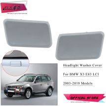 ZUK Für BMW X3 2003-2010 E83 LCI Scheinwerfer Waschanlage Düse Abdeckung Kappe Shell Unlackiert Für M Front stoßstange