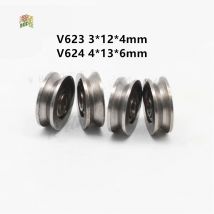 5 teile/los V623ZZ V624ZZ Nut Roller Rad Kugellager 3*12*4mm 4*13*6mm Stickerei Maschine Pulley Lager