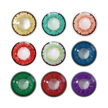 2pcs Cosplay Contact Lenses with Diopters for Cosplayer Costume Play Halloween Makeup Cartoon Character Eyes Anime Accessories