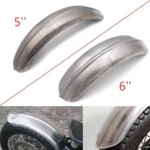 5''/6''  Wide Raw Steel Ribbed Bobber Fender for Yamaha xs650 Harley sportster Bobber chopper hardtail triumph