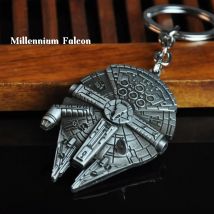 Männer Metall Raumschiff Keychain Gadgets Für Männer Vintage Schlacht Schlüssel Kette Auf Tasche Auto Schmuckstück Männlichen Schmuck Freund Partei geschenk