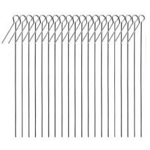 20/40/60Pcs DIY Rotating Sequin Spinnerbait Steel Wire Shaft Spinner blades Spindle Wire Bass Fishing Lure Accessories