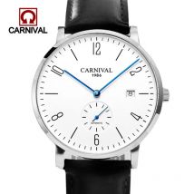 Karneval Marke Luxus Mechanische Uhr Wasserdicht Ultra Dünne Business Kalender Automatische