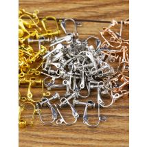 10pcs/lot Zinc Alloy Screw Ear Clip Non-Pierced Earring Converter  Earrings Jewelry DIY Making Findings Handmade Accessories