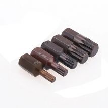 5 teile/los 30mm Länge Torx-schraubendreher-bits 12 Punkt Spline 10mm Hex Schaft Auswirkungen Stern Bit M5 m6 M8 M10 M12 S2 Legierung Stahl