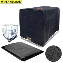 IBC-funda impermeable para exteriores, protector solar para jardín, patio, contenedor de lluvia, 1000 litros