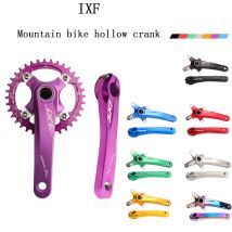 IXF Kurbel MTB Integrierter Kurbelgarnitur Hollowtech 104 Bcd Kurbel 2 Kronen Mountainbike-Pleuelstangen 32/34/36/38/40/42T Kettenblatt