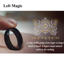 Odyssey Ring Zaubertricks Magier Ring Transfer Springt Von Finger zu Finger Magia Close Up Straße Illusions Gimmick Mentalismus