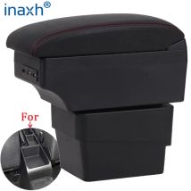For Skoda Octavia  Armrest For Skoda Octavia Mk3 A7 2014-2017 Car Armrest box Retrofit parts Storage box car accessories USB