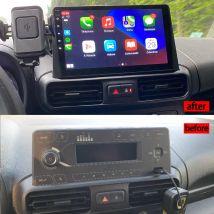Car Radio For Citroen Berlingo 2019 Opel Combo Cargo 2019 Peugeot  Android 14 Multimedia Stereo Player GPS Navigation Head Unit