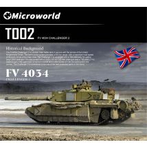 Microwereld 3D-Styling-Panzer-Puzzle, Spielzeug, Challenger 2, Panzermodell-Set, DIY-Metallpuzzle, Teenager-Geburtstage, Geschenke für Desktop-Dekoration