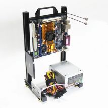 Öffnen alle-aluminium rack ATX MATX ITX diy fall rack vertikale bare fall tragbare unterstützung wasser kühlung volle öffnen wärmeableitung