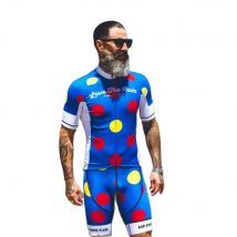 Love The Pain Herren-Radsport-Set, kurzärmelig, Jersey-Anzug, Trägerhose, atmungsaktiv, für den Außenbereich, Anti-UV-Wärmeableitung, Maillot Ciclismo