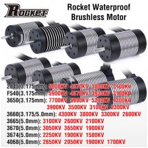 Rocket 2845 F540 3650 3660 3665 3670 3674 4068 Waterproof Brushless Sensorless Motor for Traxxas WLtoys 10428 12428 1/12 RC Car
