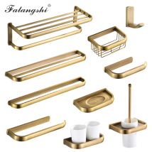 Antike Bronze Bad Hardware Set Messing Korb Regal Handtuch Bar Rolle Papier Halter Wc Pinsel Halter Wand Montiert WB8821