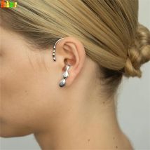 Kshmir Europäischen und Amerikanischen persönlichkeit lava ohr aufhänger design übertrieben metall alternative hipster kein ohr loch ohr clip