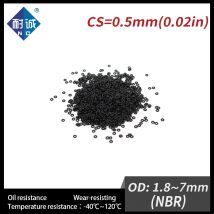 10 Teile/los Nitril Gummi Schwarz NBR CS 0,5mm OD1,8/2,5/2,8/3/3,5/4/4,5/5/7mm O Ring Dichtung Öl Beständig Wasserdicht-.-