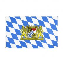 FLAGHUB 60X90 90X150cm Deutschland Zustand Mantel Arme Bavaria Flagge Für Dekoration