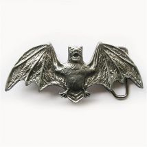 Distribuzione al dettaglio all'ingrosso Il nuovo stile vintage con fibbia per cintura a pipistrello ritagliata 3D Spedizione gratuita anche in stock negli Stati Uniti