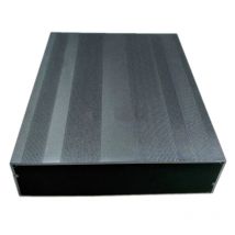 Aluminium-Kühlbox, Leiterplattenprojekt, elektronisches schwarzes Kühlgehäuse, 220 x 178 x 50 mm, für Datenplatinen-Stromversorgungseinheiten