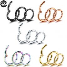 1Pc G23 Titan Klapp Segment Nase Ring Offene Kleine Septum Piercing Nase Ohrringe Frauen Männer Ohr Nase Piercing körper Schmuck