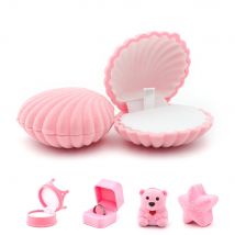 16-Stil schöne süße Verpackung Geschenk Schmuckschatulle Schmuckstück Samt Ring Ohrring Halskette Hochzeit Aufbewahrung Display Halter Großhandel