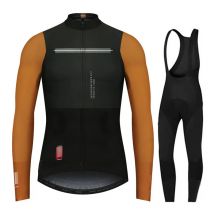Herbst 2025, Team Spanien Radfahren Jersey 9D Bib Set MTB Uniform Fahrrad Kleidung Quick Dry Fahrrad Kleidung Herren Lange Radfahren Tragen
